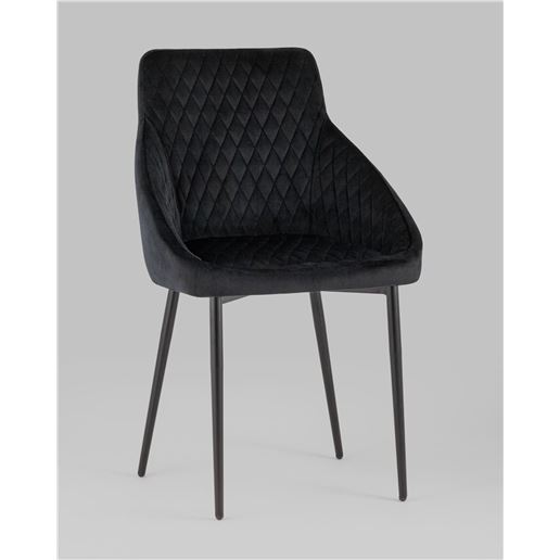 Стул Лиам велюр черный