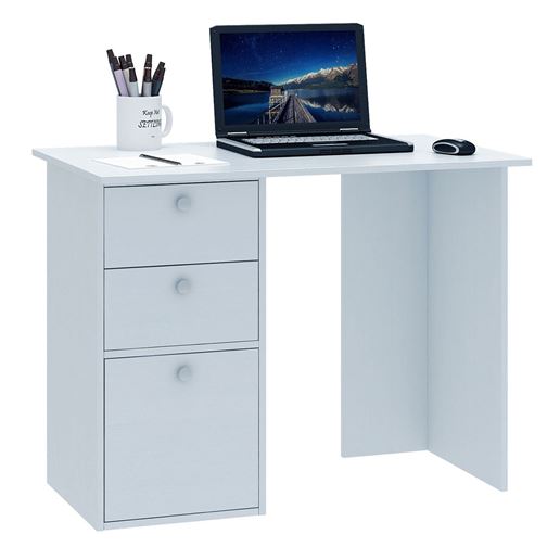 Компьютерный стол Прайм-35 белый