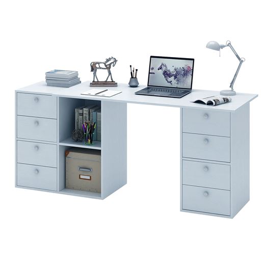 Угловой стол Прайм-76 белый