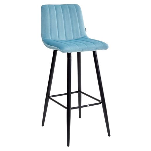 Барный стул DERRY G108-57 пудровый бирюзовый, велюр М-City