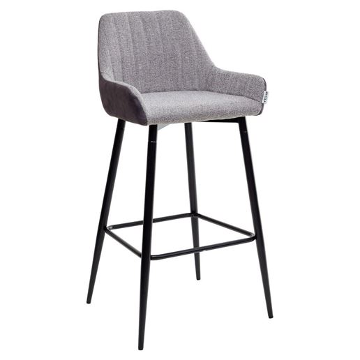 Барный стул PUNCH антрацитовый меланж FC-09/ MF-03 М-City