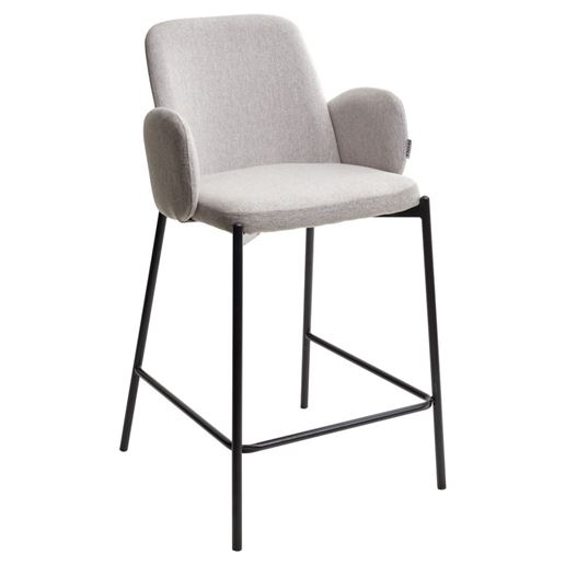 Полубарный стул NYX (H=65cm) VF119 светло-серый / VF120 серый М-City