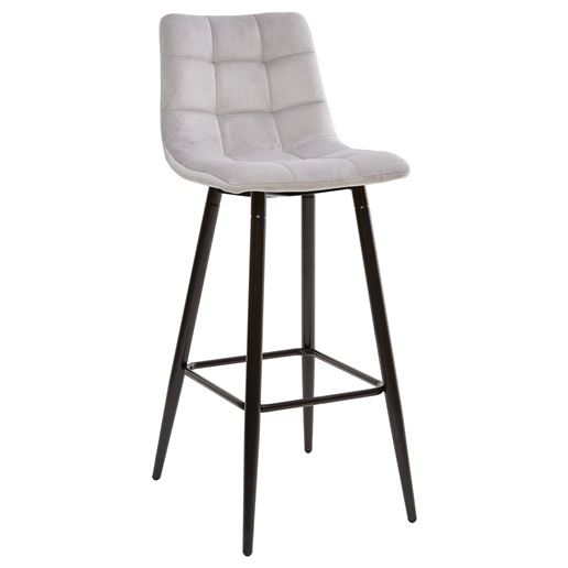 Барный стул LECCO UF910-02 LIGHT GREY, велюр М-City