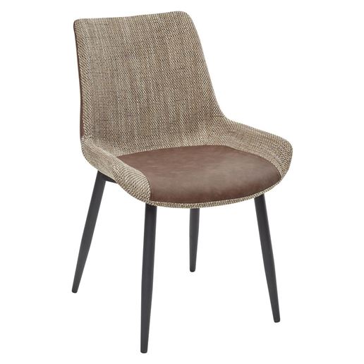 Стул BIARRITZ BROWN, ткань M-City