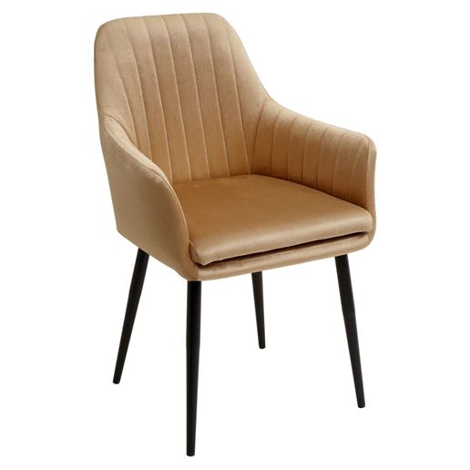 Стул Роден Blitz 04 Бежевый, велюр / черный каркас M-City