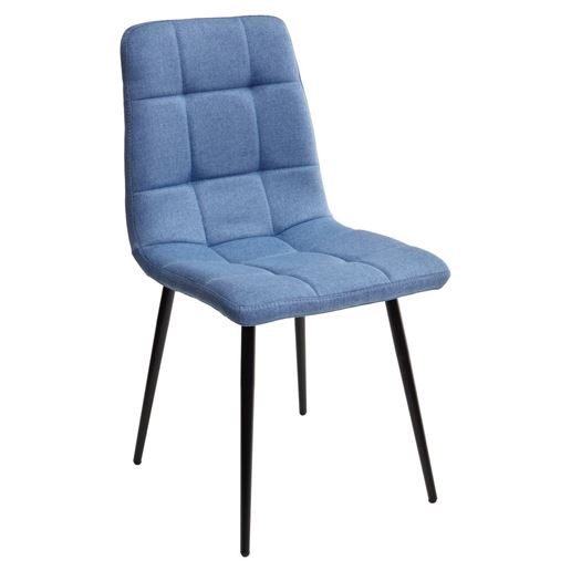 Стул ДИЛАН, цвет синий #24, ткань / черный каркас М-City