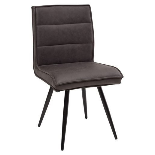 Стул SYLVIE PK-36, темно-серый, микрофибра М-City