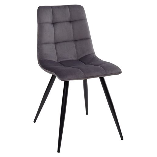 Стул TERAMO UF910-05 DARK GREY, велюр М-City