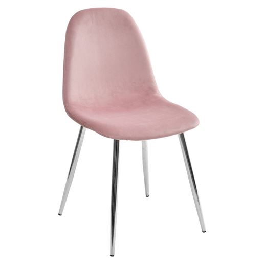 Стул PESCARA UF910-07 PINK, велюр  М-City