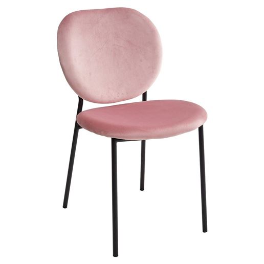 Стул MOD G062-78 розовый, велюр M-City