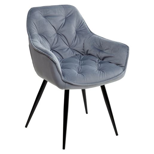 Стул HOLLA BLUVEL-06 BLUE, велюр M-City