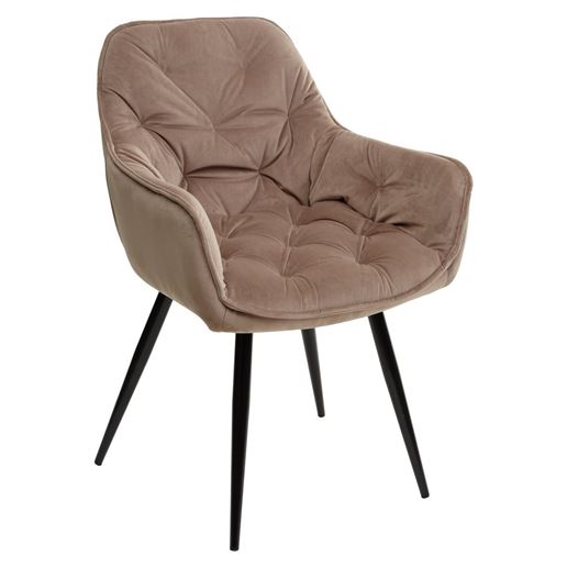 Стул HOLLA BLUVEL-40 BEIGE, велюр M-City