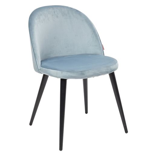 Стул JAZZ G062-43 пудровый серо-голубой, велюр М-City