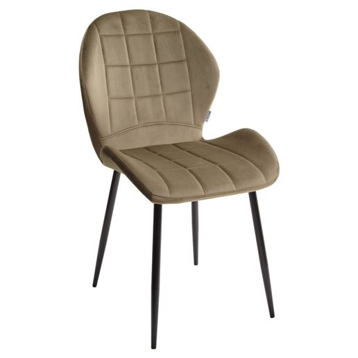 Стул FLOWER BLUVEL-77 ASH GREEN, велюр М-City