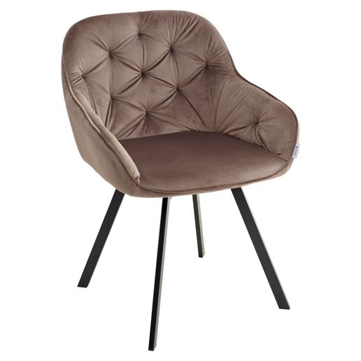 Стул GALE BLUVEL-38 LATTE поворот.360 град., велюр М-City