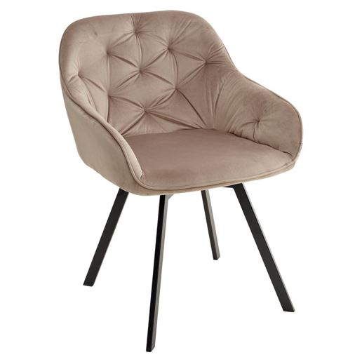 Стул GALE BLUVEL-40 BEIGE поворот.360 град., велюр М-City