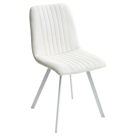 Стул ELVIS WZ2042-01 молочный/ белый каркас М-City