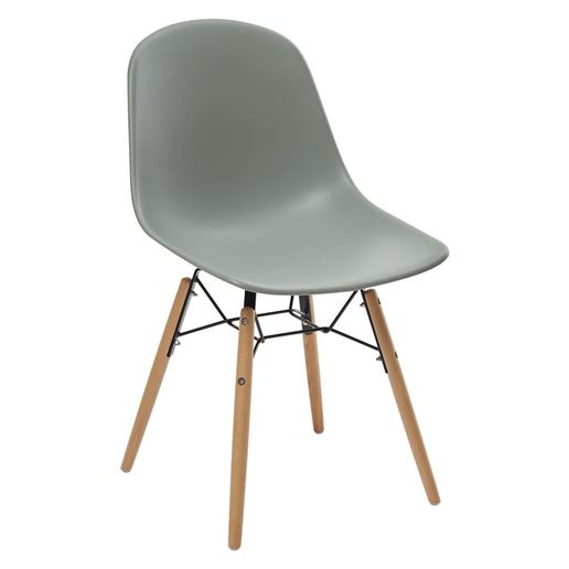 Стул BONNIE 292-DPP серый с деревянными ножками М-City