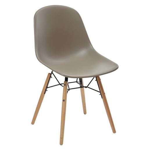 Стул BONNIE 292-DPP темно-серый с деревянными ножками М-City