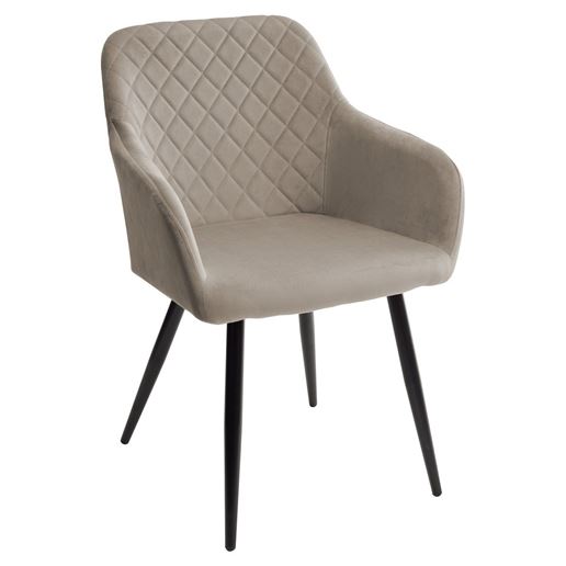 Стул BRANDY BLUVEL-40 бежевый/ черный каркас, М-City