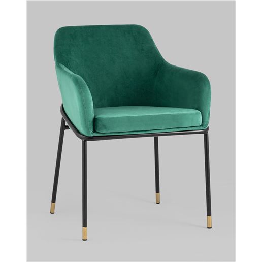 Стул Сандра велюр изумрудный