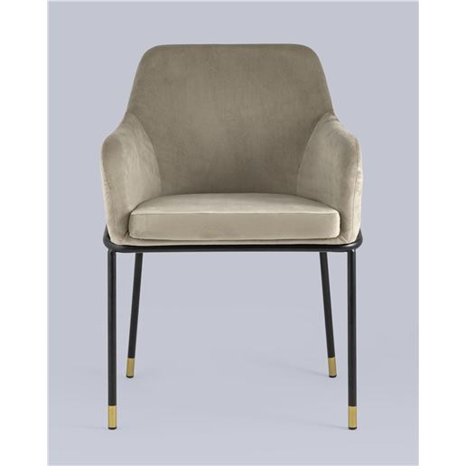 Стул Сандра велюр шампань