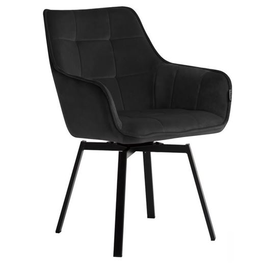 Стул MAVERICK BLUVEL-19 BLACK/ черный каркас, поворот.360 град. М-City