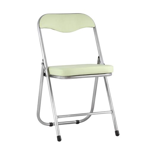 Стул складной ДЖОН металлик, мятно-зеленый
