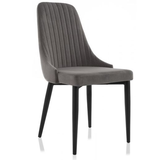 Стул Kora dark gray / black