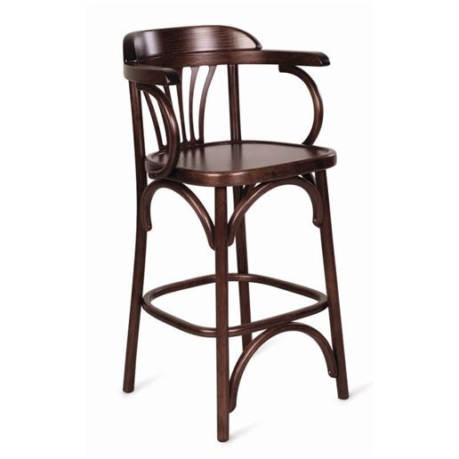 Стул барный 750 Венский твердый (темный тон)