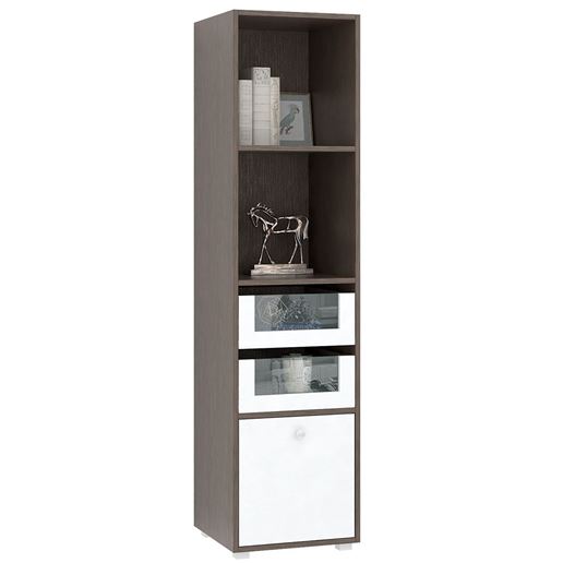 Стеллаж Прайм-41-3 венге / белый