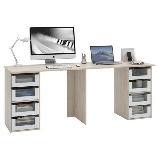 Стол для двоих Прайм-89 дуб сонома / белый