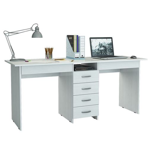 Стол для двоих Тандем-2Я белый