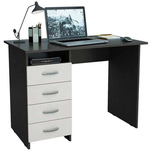 Стол письменный Милан венге / дуб молочный