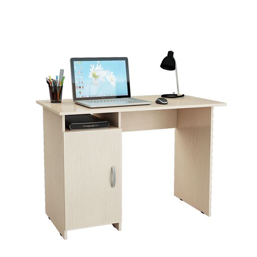 Стол письменный Милан-8 дуб молочный