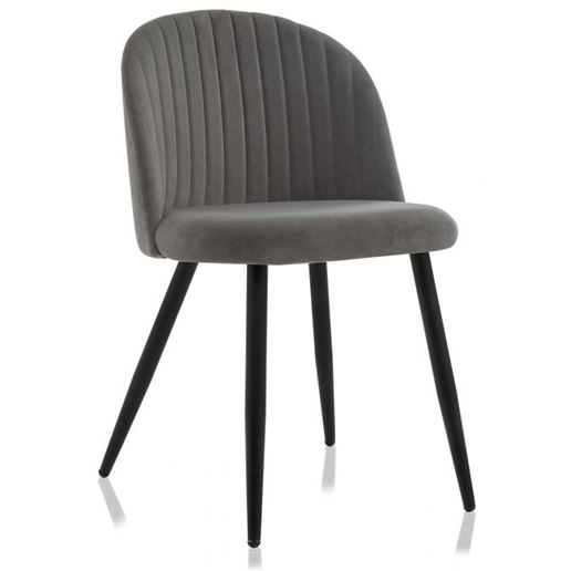 Стул Gabi 1 dark gray / black