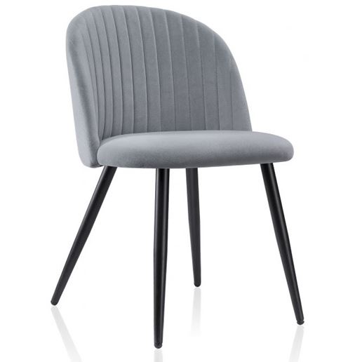 Стул Gabi 1 gray / black