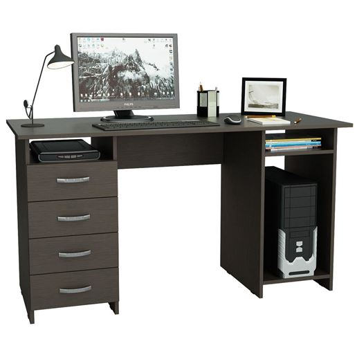 Стол письменный Милан-6 венге