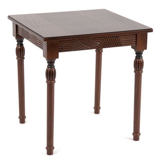 Стол журнальный Мили темный орех/патина темная 