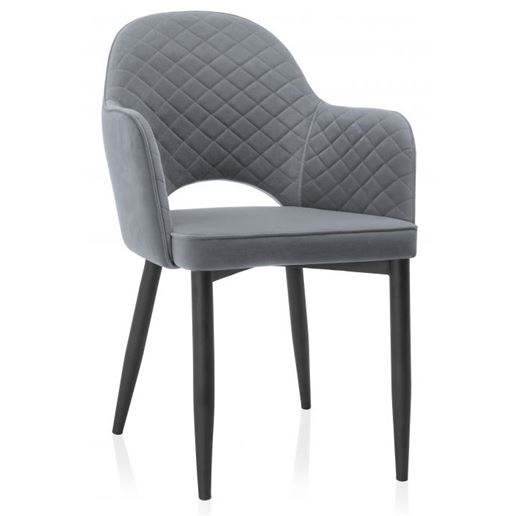 Стул Vener black / gray