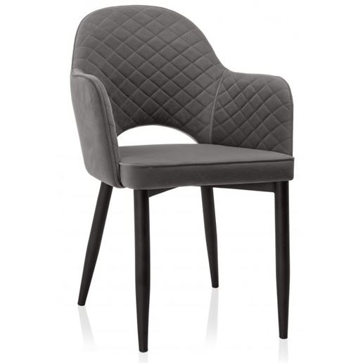Стул Vener dark gray / black