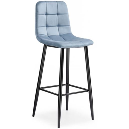 Барный стул Chio blue / black