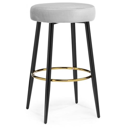 Барный стул Plato 1 light gray