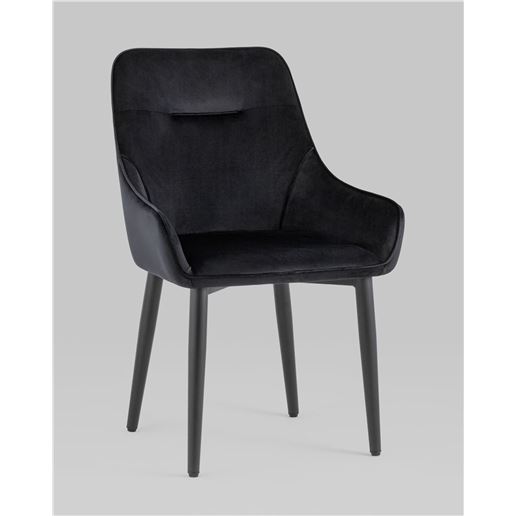 Стул Диана велюр черный