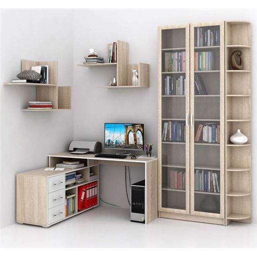 Уголок школьника Краст УШ-2-02 дуб сонома / белый