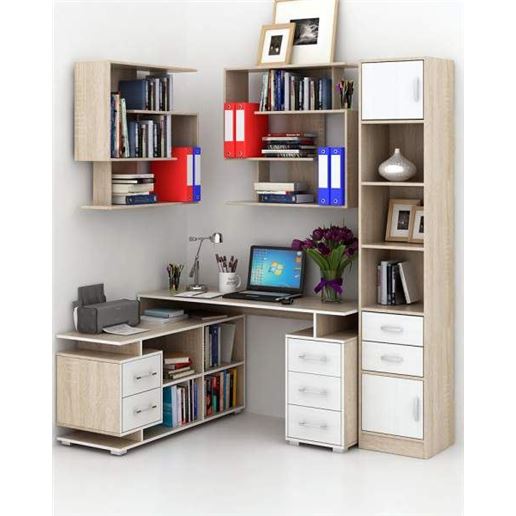 Уголок школьника Краст УШ-3-02 дуб сонома / белый