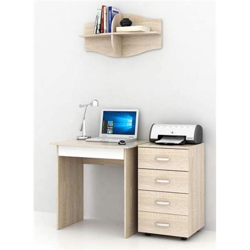 Уголок школьника Милан УШ-2Я-01 дуб сонома / белый