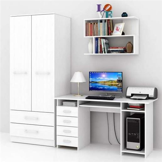 Уголок школьника Милан УШ-6П-01 белый