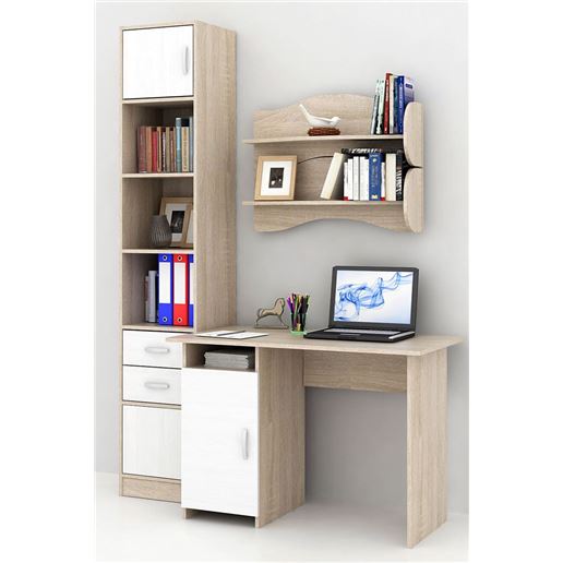 Уголок школьника Милан УШ-8-01 дуб сонома / белый