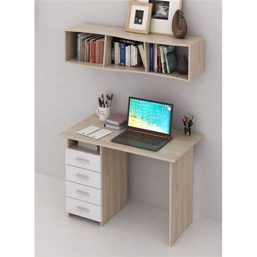 Уголок школьника Милан УШ-БН-02 дуб сонома / белый